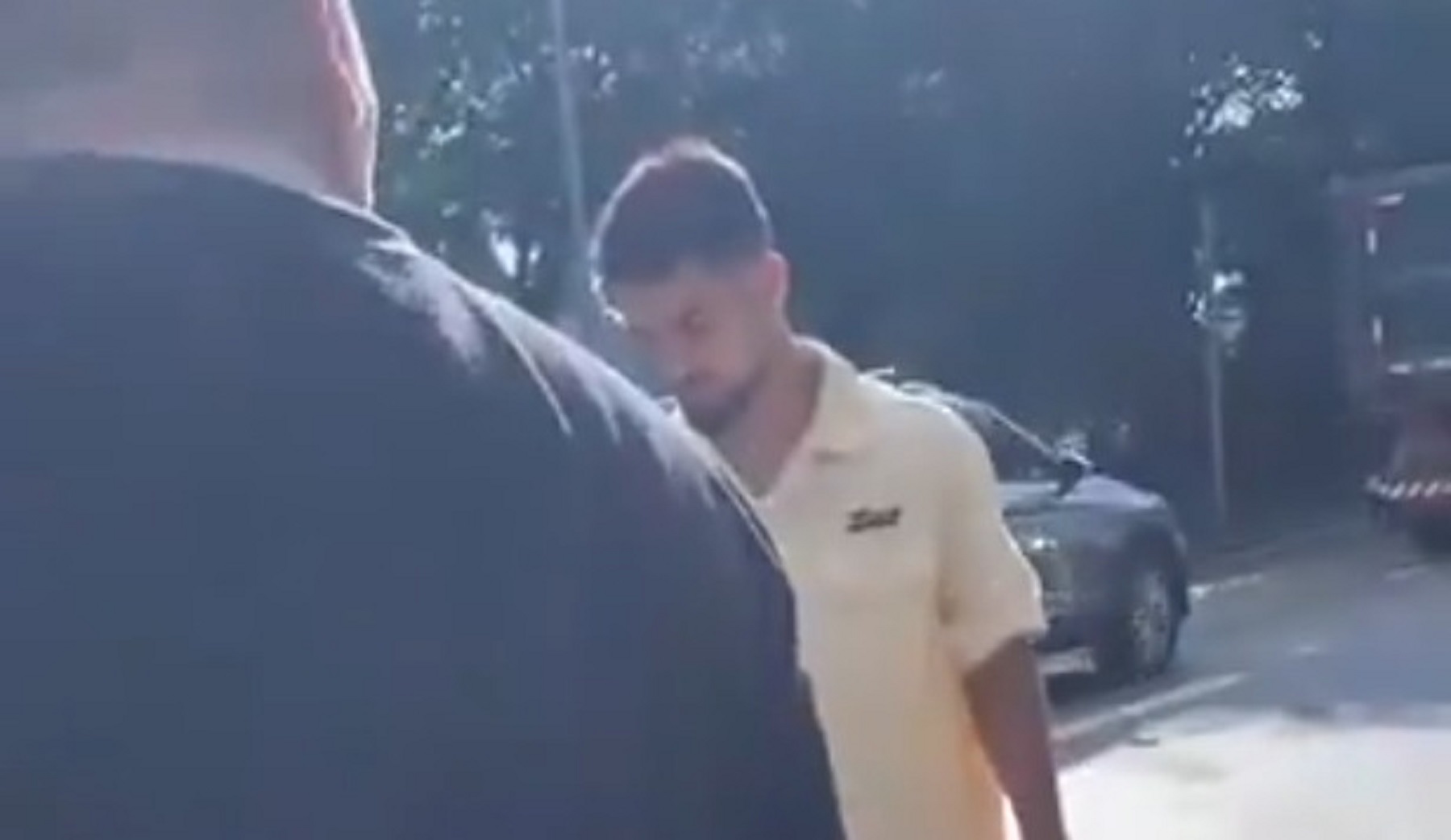 Un delantero argentino protagonizó un accidente en Brasil.