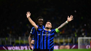 Lautaro Martínez puso el 1 a 0 para Inter. (Foto: AFP)