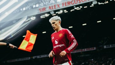 Alejandro Garnacho opinó sobre la chance de su salida en Manchester United. 