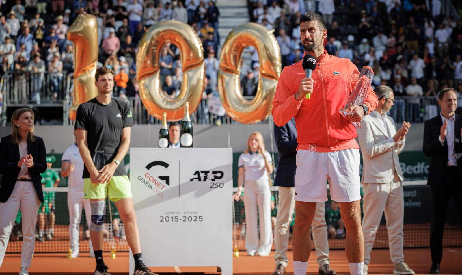 Novak Djokovic salió campeón en Ginebra y llegó a su 100° título ATP