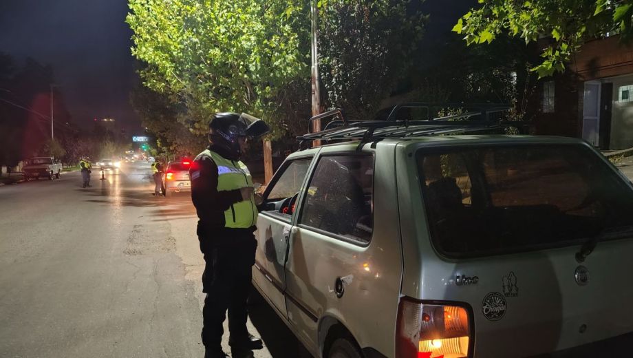 Test de alcoholemia en rutas nacionales durante la Noche Buena. Foto: gentileza.