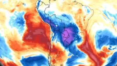 Frío generalizado esta semana. Foto: Meteored. 