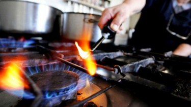 Reclamo por cortes de gas en Villa La Angostura. Foto: Archivo. 