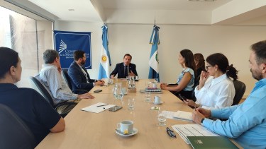 El fiscal general José Gerez, durante su reciente visita al Consejo de la Magistratura de Neuquén. (Gentileza)