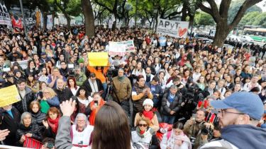 Conflicto en el Hospital Garrahan. Foto: Gentileza NA