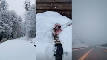 Video | Maravillados por la nieve: turistas disfrutaron de la cordillera de Neuquén y Rio Negro, pese a la alerta 