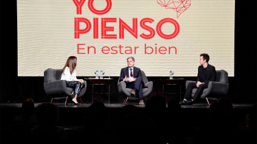“Nunca es tarde para cambiar un hábito”, repitió Tartaglione hacia el final. Foto: Cecilia Maletti para RÍO NEGRO.-