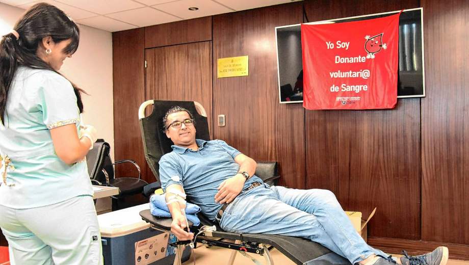 Donar sangre para las fiestas. Foto: Archivo Cecilia Maletti. 