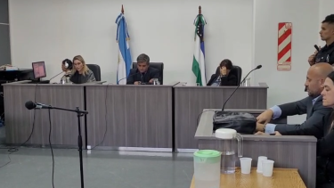 El tribunal de juicio de Cipolletti, integrado por las juezas Florencia Caruso y Alejandra Berenger y su par Guillermo Merlo declararon culpable este miércoles al imputado. (captura de video)