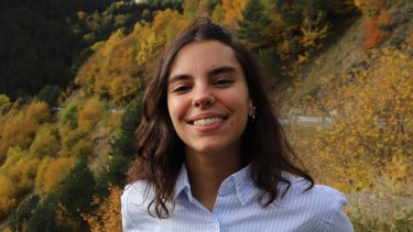 Catalina tiene 32 años y desde hace 3 vive en Bariloche. Foto: gentileza