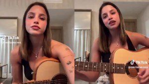 Emilia Mernes deslumbró al interpretar una balada romántica acústica de Yami Safdie: ¿Se viene una colaboración?