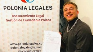 «El Polaco» ya es polaco de verdad: le dieron la ciudadanía