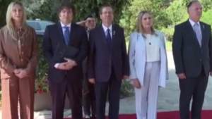 Javier Milei se reunió con Isaac Herzog y Benjamín Netanyahu y pidió por la libertad de los rehenes argentinos en Gaza