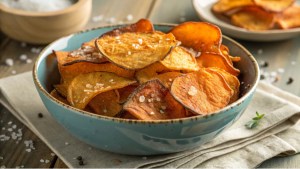 Son virales: cómo hacer batatas crujientes en menos de 20 minutos y sin aceite 