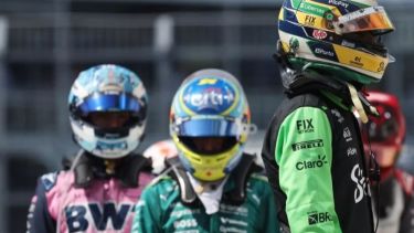 Bortoleto y Colapinto, camino a boxes en Montreal. (Motorsport)