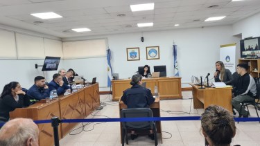 En los alegatos se escuchó a la mamá de la víctima Luciano Hernandorena (Foto: Andrea Vazquez)