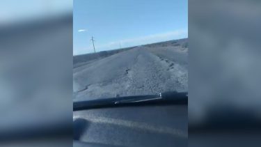 Ruta 151 en mal estado: un video muestra la crítica situación que afecta a automovilistas