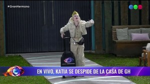 Katia abandonó la casa de Gran Hermano con una explosiva frase: «Piba de barrio»