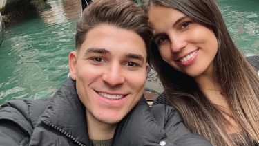 Julián Álvarez y Emilia Ferrero.