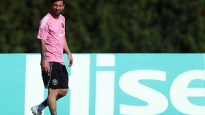 La imagen de Messi que generó preocupación a horas de partido de Inter Miami en el Mundial de Clubes