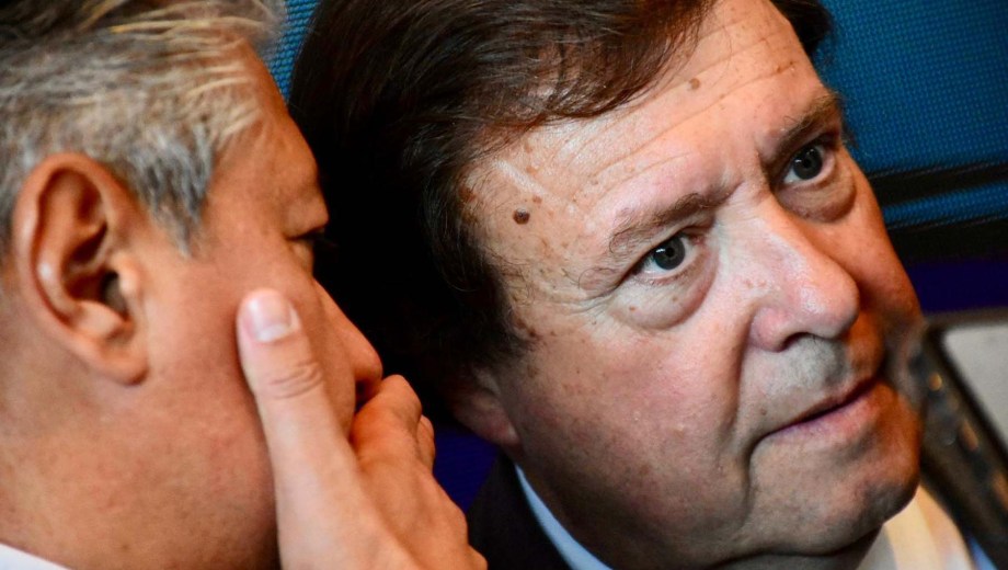 Rolando Figueroa y Alberto Weretilneck, gobernadores de Neuquén y Río Negro. (Foto archivo: Matías Subat).