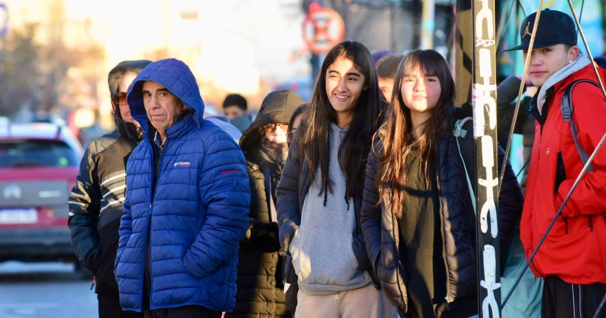 Frente frío en la Patagonia: nieve en la cordillera y lluvias en el Alto Valle