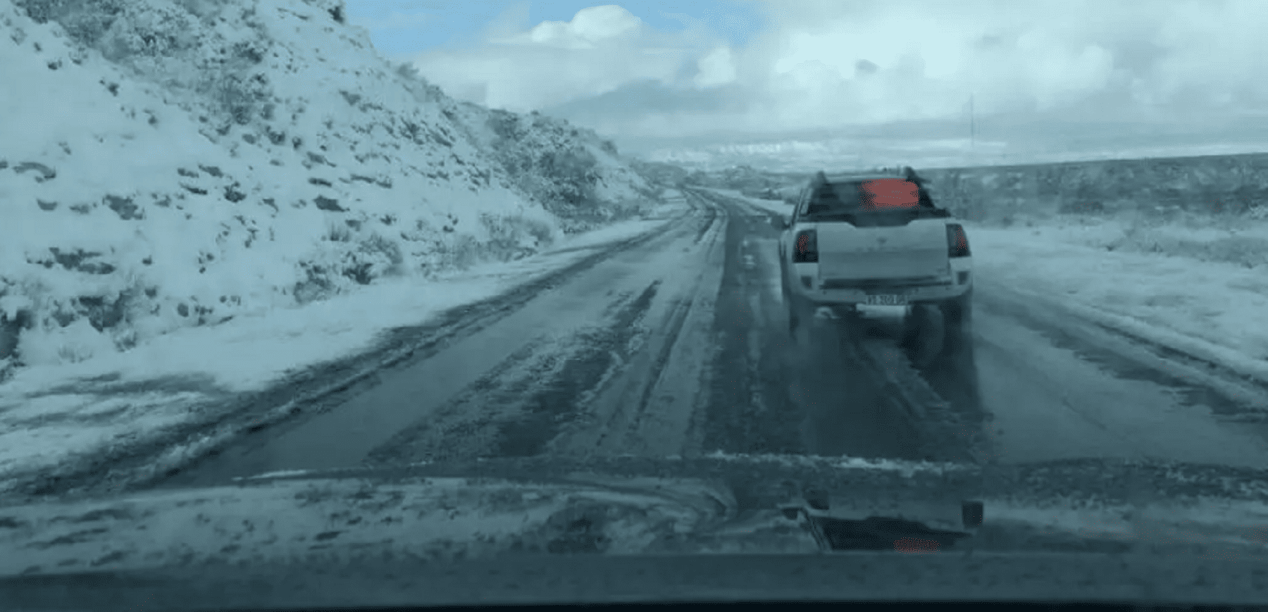 Rutas en alerta: cuáles son los tramos más complicados por la nieve en Neuquén y Río Negro