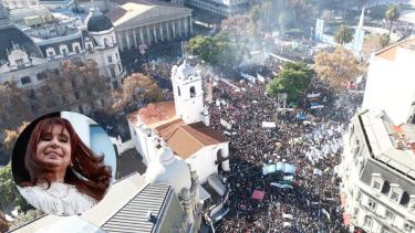 Movilización por Cristina Kirchner: «Vamos a volver» aseguró la expresidenta, afirman que fue la «marcha del millón» de personas