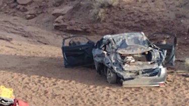 Murió una mujer en la Ruta 237 en Villa El Chocón. (Gentileza Bomberos).