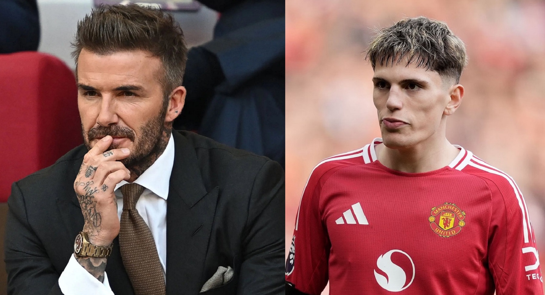 David Beckham fulminó a Garnacho por sus actitudes en Manchester United: «Hay que respetar»