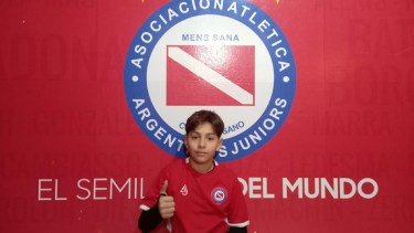 Camilo Santos es de Viedma y fichó con Argentinos Juniors. Foto: Gentileza.