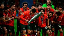 Imagen de Cristiano Ronaldo volvió a festejar: Portugal le ganó a España y es campeón de la Nations League
