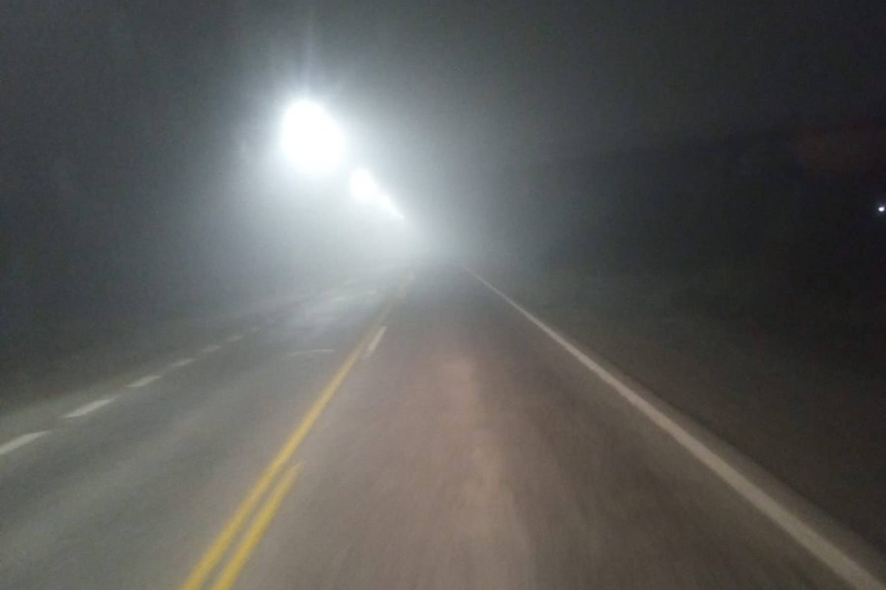 Precaución en la Ruta 40: bancos de niebla densa complican la ...