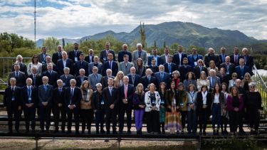 Rectores y rectoras de universidades públicas nacionales reunidas en el CIN. (FOTO: Gentileza: Prensa UNCo)