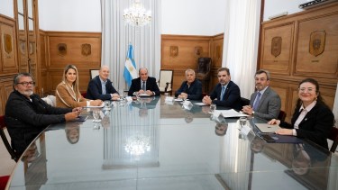 Primera reunión del Consejo de Mayo impulsado por Javier Milei. (Foto gentileza Julián Álvez) 