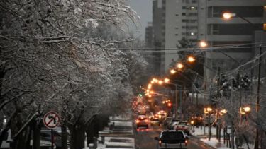Persiste el anuncio de nevadas en el Alto Valle. Foto: archivo Matías Subat. 