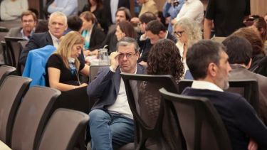 La comisión reunida este miércoles. Foto: gentileza La Nación. 