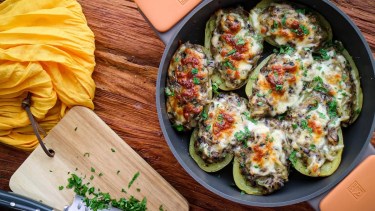 Papas rellenas de champiñones, un verdadero festín para el paladar