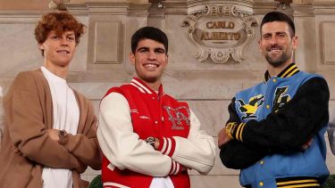 Sinner, Alcaraz y Djokovic, tres de los cuatro semifinalistas en París. Están en racha, pero alguna se cortará. (APT Tour)