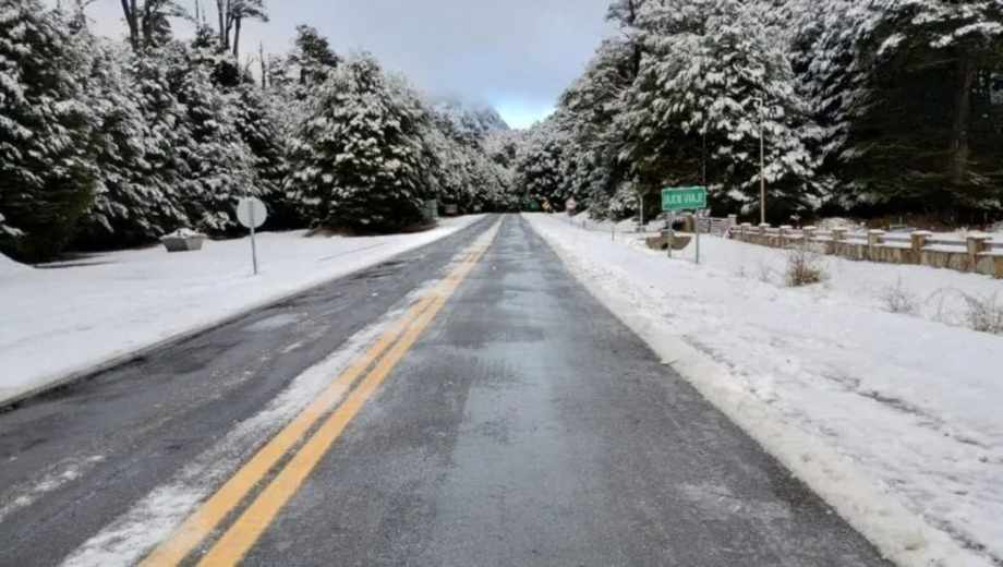 Las rutas complicadas por la nieve. Foto gentileza