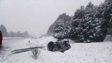 Complicaciones en la Ruta 40 por nieve