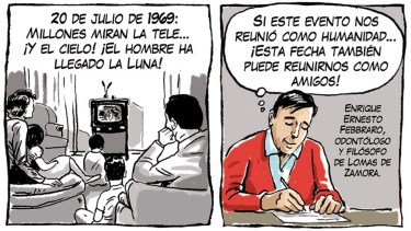 «20 de Julio», la tira de Chelo Candia en el Voy