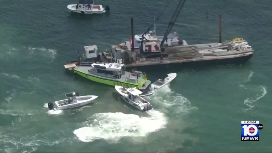 Choque de velero en Miami