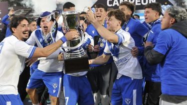Vélez se consagró campeón de la Copa Proyección. (Foto: Julio Mancini)
