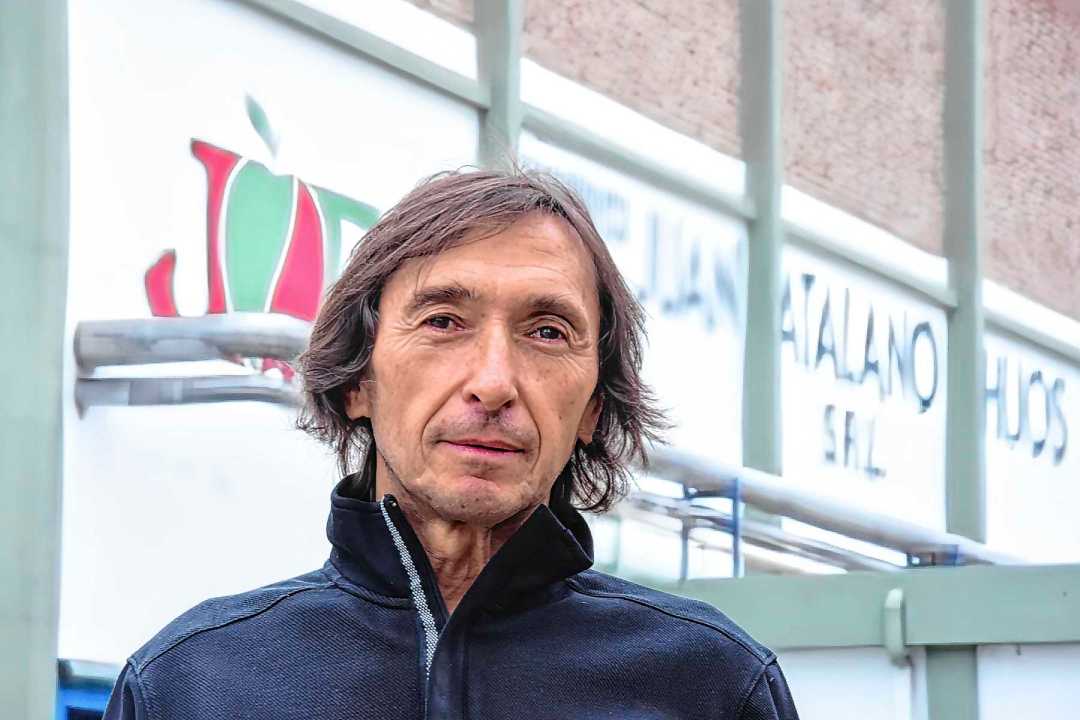 José Luis Patalano, productor frutícola de Río Negro. Foto: archivo Cecilia Maletti.