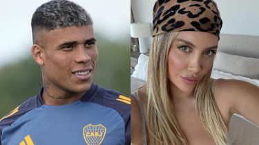 Ayrton Costa y Wanda Nara.