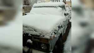 Maquinchao con ocho centímetros de nieve: las postales de este lunes en la Línea Sur de Río Negro