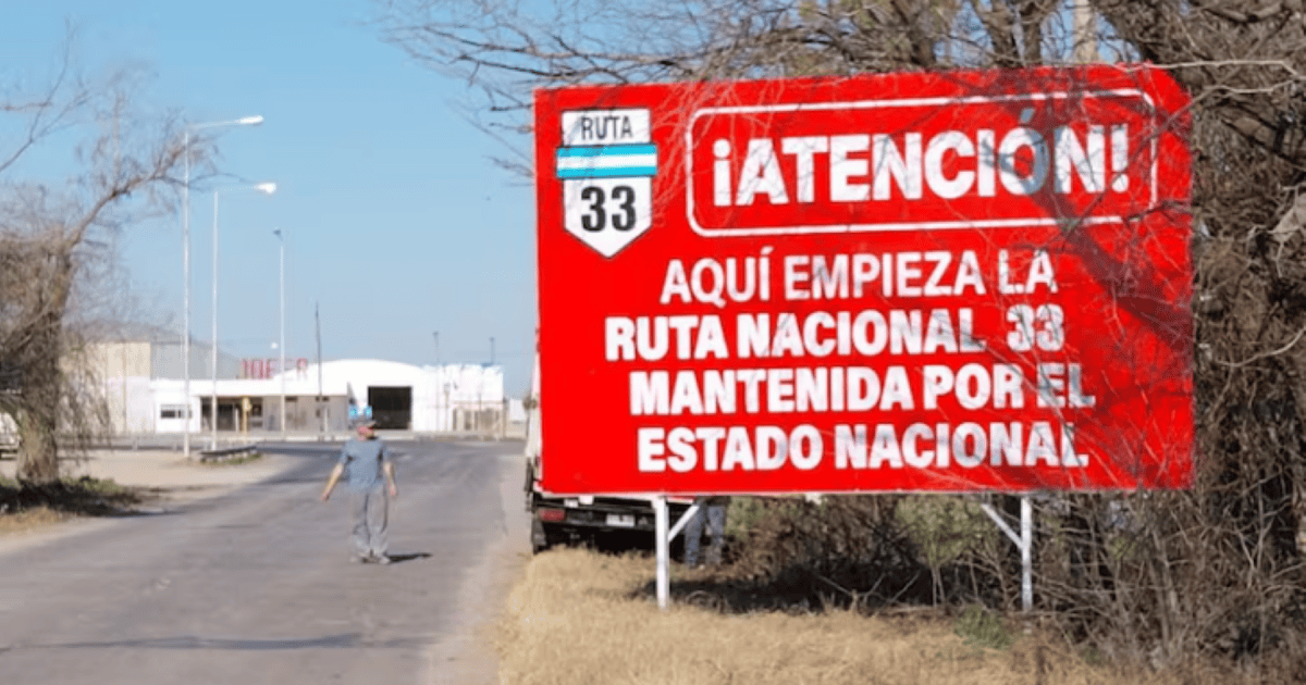 Santa Fe advierte con enormes carteles sobre el estado de las rutas ...