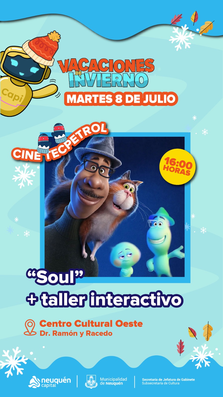Cine Tecpetrol SOUL + taller interactivo