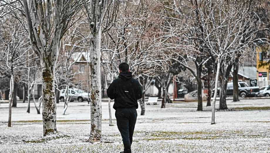 Alerta por nieve, lluvia y viento en Neuquén y Río Negro. Foto: Florencia Salto. 